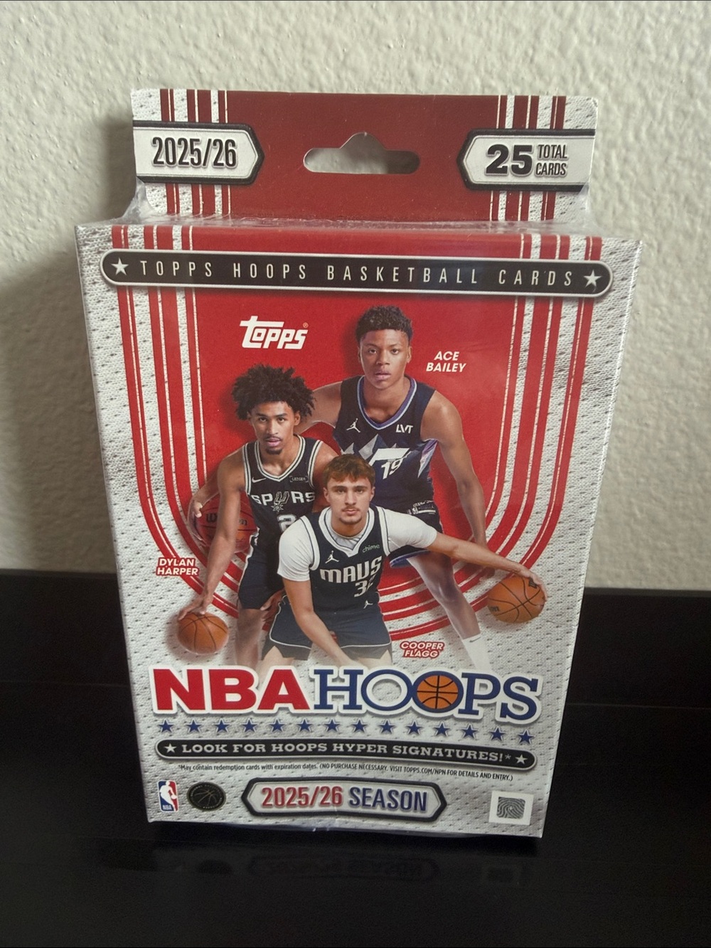 Topps NBA Hoops 2025/26 Basketball Hanger Card Box TCG NBA
